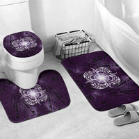 New Zealand Matariki Waipunarangi Bathroom Set Maori Moko Purple Galaxy