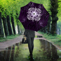 New Zealand Matariki Waipunarangi Umbrella Maori Moko Purple Galaxy