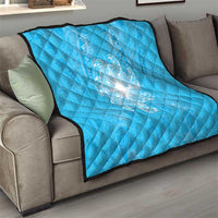New Zealand Matariki Waiti Quilt Maori Moko Cyan Galaxy