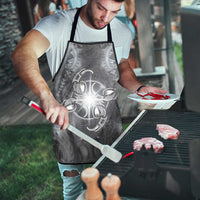 New Zealand Matariki Ururangi Apron Maori Moko Grey Galaxy