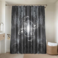 New Zealand Matariki Ururangi Bathroom Set Maori Moko Grey Galaxy