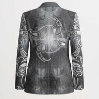New Zealand Matariki Ururangi Blazer Maori Moko Grey Galaxy