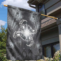 New Zealand Matariki Ururangi Garden Flag Maori Moko Grey Galaxy