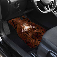 New Zealand Matariki Tupuanuku Car Mats Maori Moko Brown Galaxy
