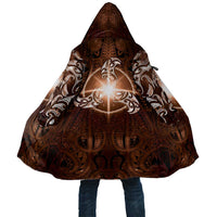 New Zealand Matariki Tupuanuku Cloak Maori Moko Brown Galaxy
