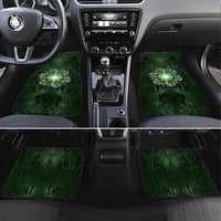 New Zealand Matariki Tupuarangi Car Mats Maori Moko Green Galaxy