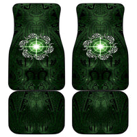 New Zealand Matariki Tupuarangi Car Mats Maori Moko Green Galaxy