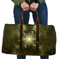 New Zealand Matariki Hiwaiterangi Travel Bag Maori Moko Yellow Galaxy LT05 Yellow - Polynesian Pride