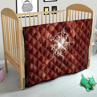 New Zealand Matariki Pohutukawa Quilt Maori Moko Red Galaxy