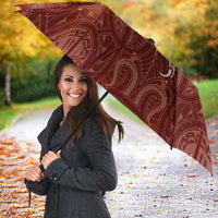 New Zealand Matariki Pohutukawa Umbrella Maori Moko Red Galaxy
