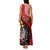 Papua New Guinea And Australia Aboriginal Family Matching Tank Maxi Dress and Hawaiian Shirt Bird Of Paradise And Kangaroo Together
