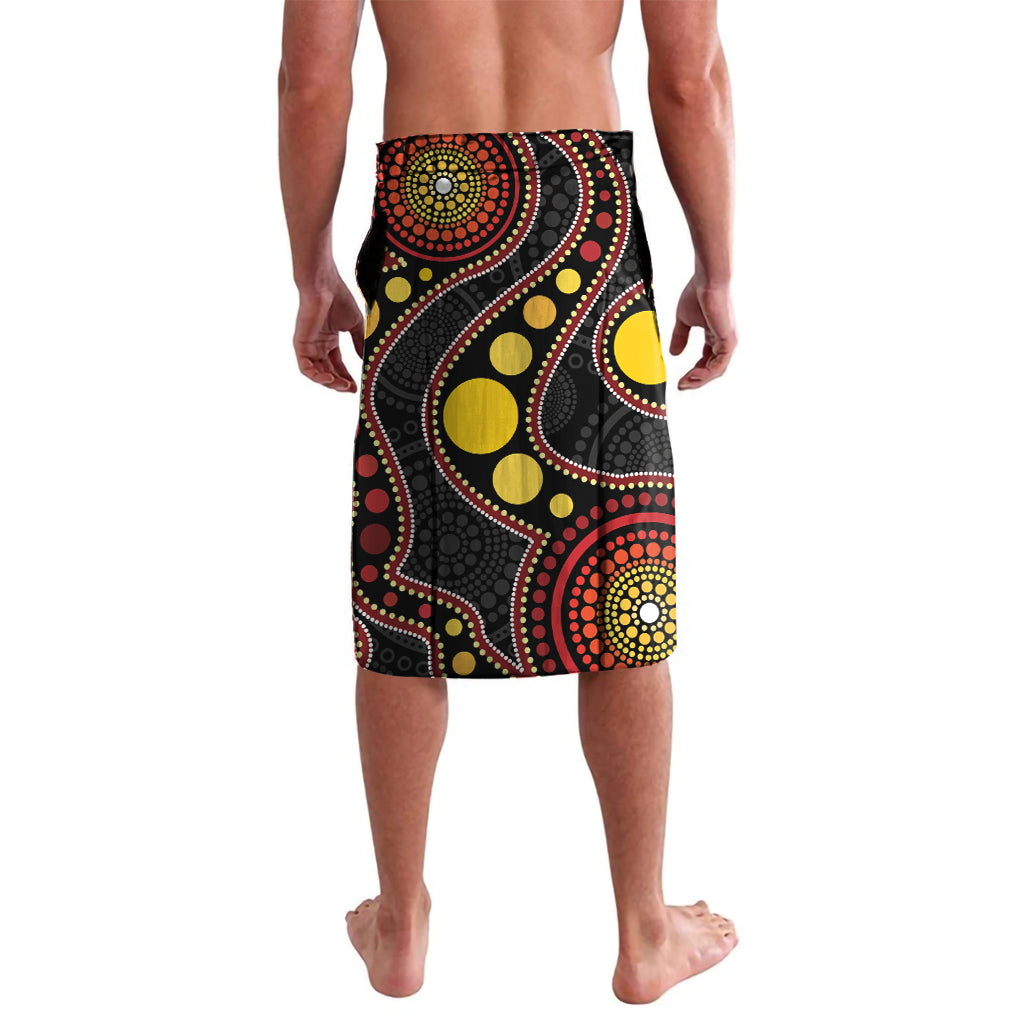 Samoa And Australia Together Lavalava Aboriginal Mix Polynesian LT05 - Polynesian Pride