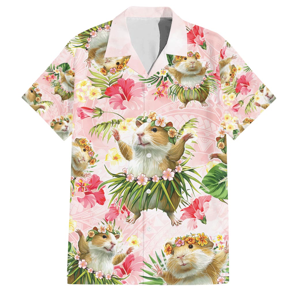 Hawaii Guinea Hula Pig Hawaiian Shirt Funny Tropical Style