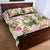 Hawaii Guinea Hula Pig Quilt Bed Set Funny Tropical Style