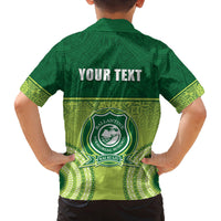 Personalised Ballantine Memorial School Family Matching Puletasi and Hawaiian Shirt With Fijian Tapa Pattern LT05 - Polynesian Pride