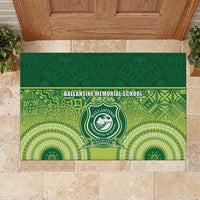 Ballantine Memorial School Rubber Doormat With Fijian Tapa Pattern