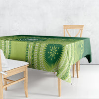 Ballantine Memorial School Tablecloth With Fijian Tapa Pattern
