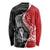 New Zealand Aotearoa Long Sleeve Shirt Kiwi Fern Maori Pattern Red Version