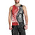 New Zealand Aotearoa Men Tank Top Kiwi Fern Maori Pattern Red Version