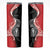New Zealand Aotearoa Skinny Tumbler Kiwi Fern Maori Pattern Red Version