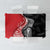 New Zealand Aotearoa Tablecloth Kiwi Fern Maori Pattern Red Version