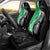 New Zealand Aotearoa Car Seat Cover Kiwi Fern Maori Pattern Green Version