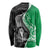 New Zealand Aotearoa Long Sleeve Shirt Kiwi Fern Maori Pattern Green Version