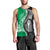 New Zealand Aotearoa Men Tank Top Kiwi Fern Maori Pattern Green Version