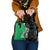 New Zealand Aotearoa Shoulder Handbag Kiwi Fern Maori Pattern Green Version