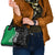 New Zealand Aotearoa Shoulder Handbag Kiwi Fern Maori Pattern Green Version