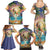 Aloha Hawaii Family Matching Summer Maxi Dress and Hawaiian Shirt Hula Martini Tropical Vibes - Polynesian Pride