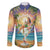 Aloha Hawaii Family Matching Tank Maxi Dress and Hawaiian Shirt Hula Martini Tropical Vibes - Polynesian Pride