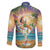 Aloha Hawaii Family Matching Tank Maxi Dress and Hawaiian Shirt Hula Martini Tropical Vibes - Polynesian Pride