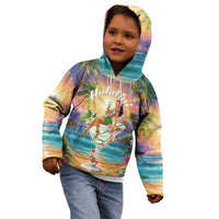 Aloha Hawaii Kid Hoodie Hula Martini Tropical Vibes - Polynesian Pride