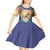 Aloha Hawaii Kid Short Sleeve Dress Hula Martini Tropical Vibes - Polynesian Pride
