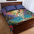 Aloha Hawaii Quilt Bed Set Hula Martini Tropical Vibes - Polynesian Pride