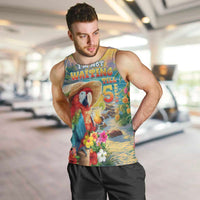 Hawaii Parrot Men Tank Top Im Not Waiting Till 5 Oclock