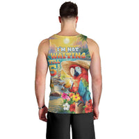 Hawaii Parrot Men Tank Top Im Not Waiting Till 5 Oclock