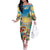 Hawaii Parrot Off The Shoulder Long Sleeve Dress Im Not Waiting Till 5 Oclock - Polynesian Pride