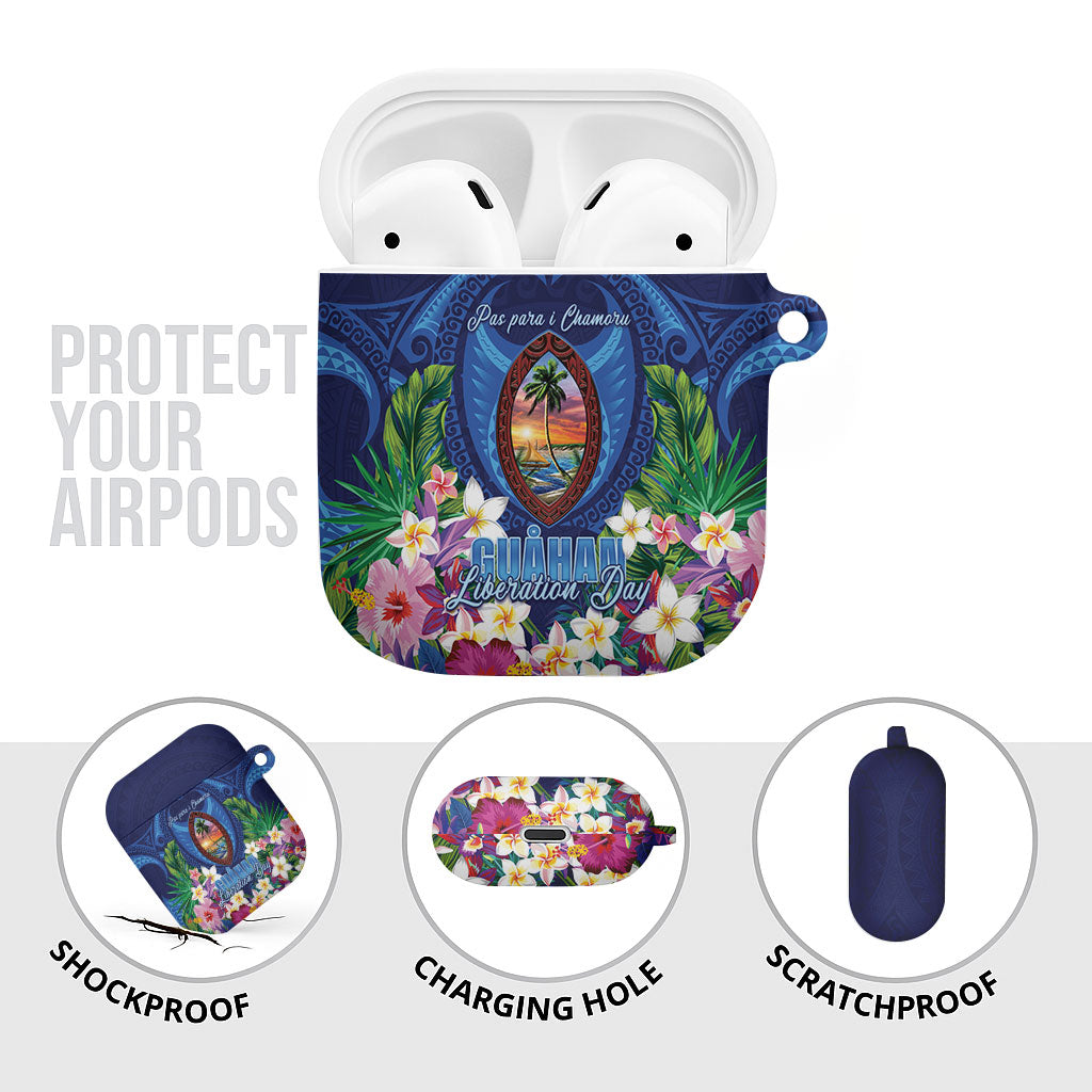 Guam Liberation Day AirPods Case Pas Para I Chamoru LT05 - Polynesian Pride