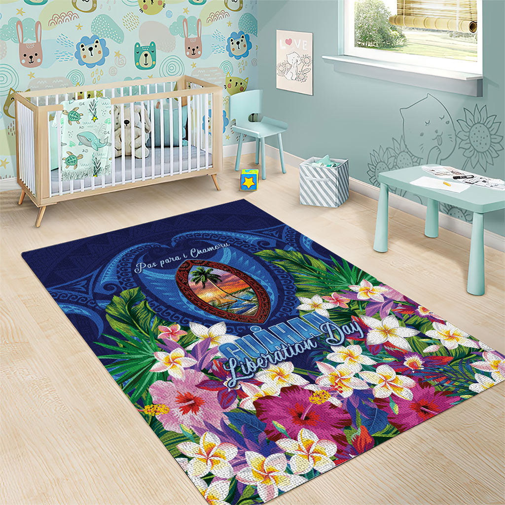 Guam Liberation Day Area Rug Pas Para I Chamoru LT05 - Polynesian Pride