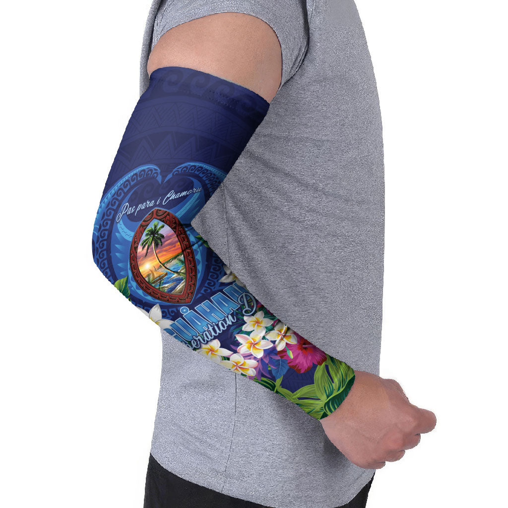 Guam Liberation Day Arm Sleeves Pas Para I Chamoru LT05 - Polynesian Pride