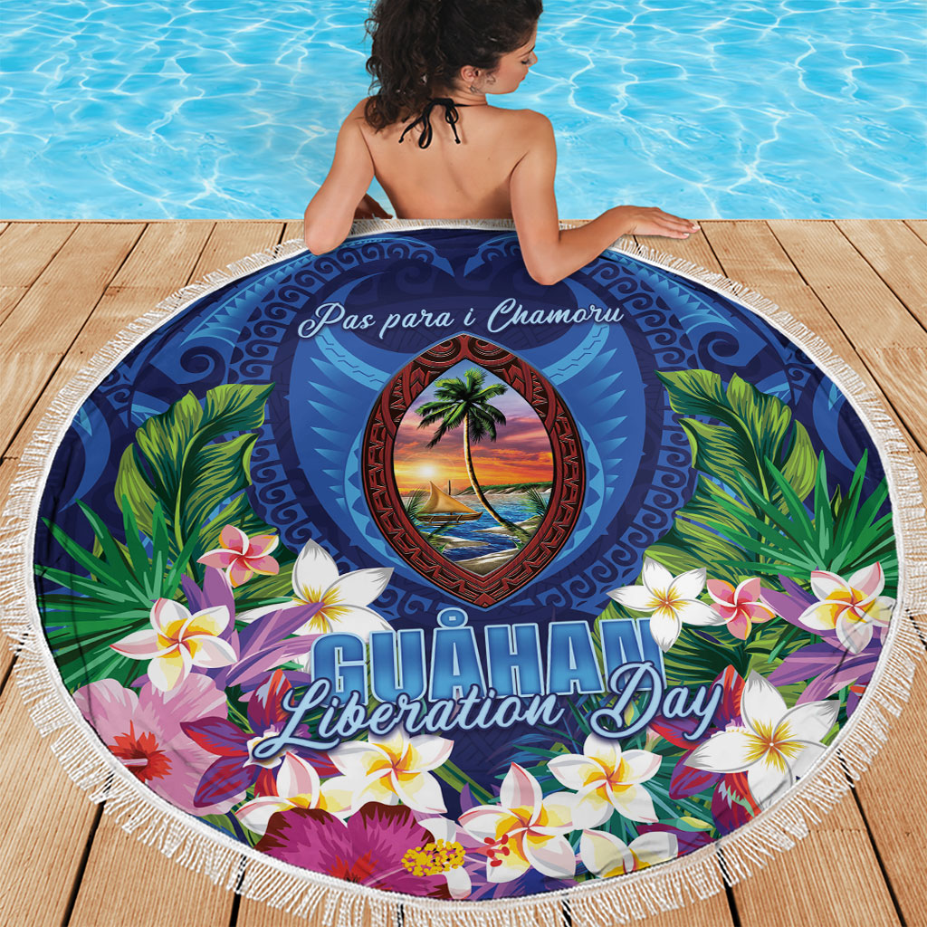Guam Liberation Day Beach Blanket Pas Para I Chamoru LT05 - Polynesian Pride