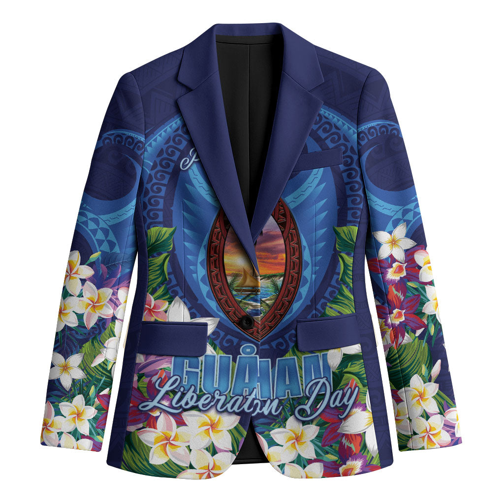 Guam Liberation Day Blazer Pas Para I Chamoru LT05 Unisex Navy - Polynesian Pride