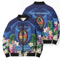 Guam Liberation Day Bomber Puffer Jacket Pas Para I Chamoru LT05 - Polynesian Pride