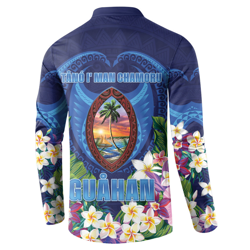 Guam Liberation Day Button Sweatshirt Pas Para I Chamoru LT05 - Polynesian Pride