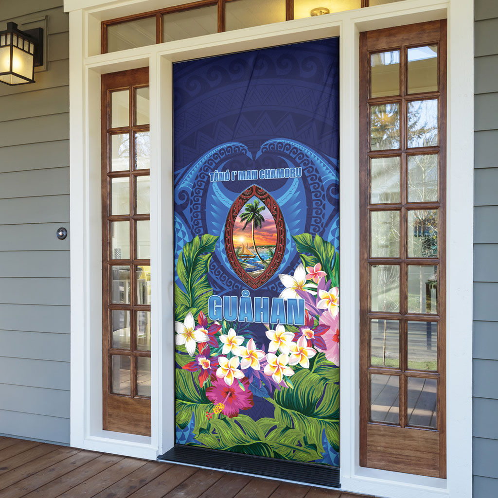 Guam Liberation Day Door Cover Pas Para I Chamoru LT05 - Polynesian Pride