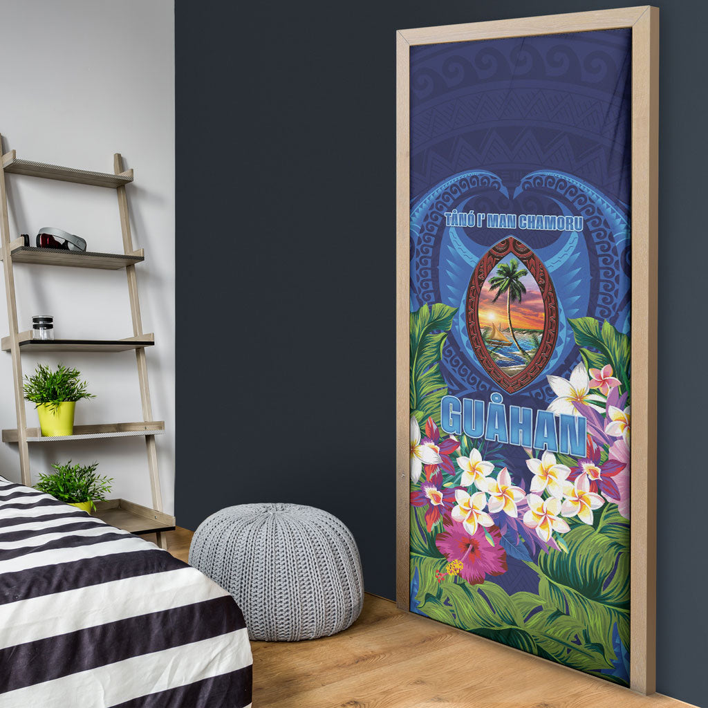 Guam Liberation Day Door Cover Pas Para I Chamoru LT05 - Polynesian Pride