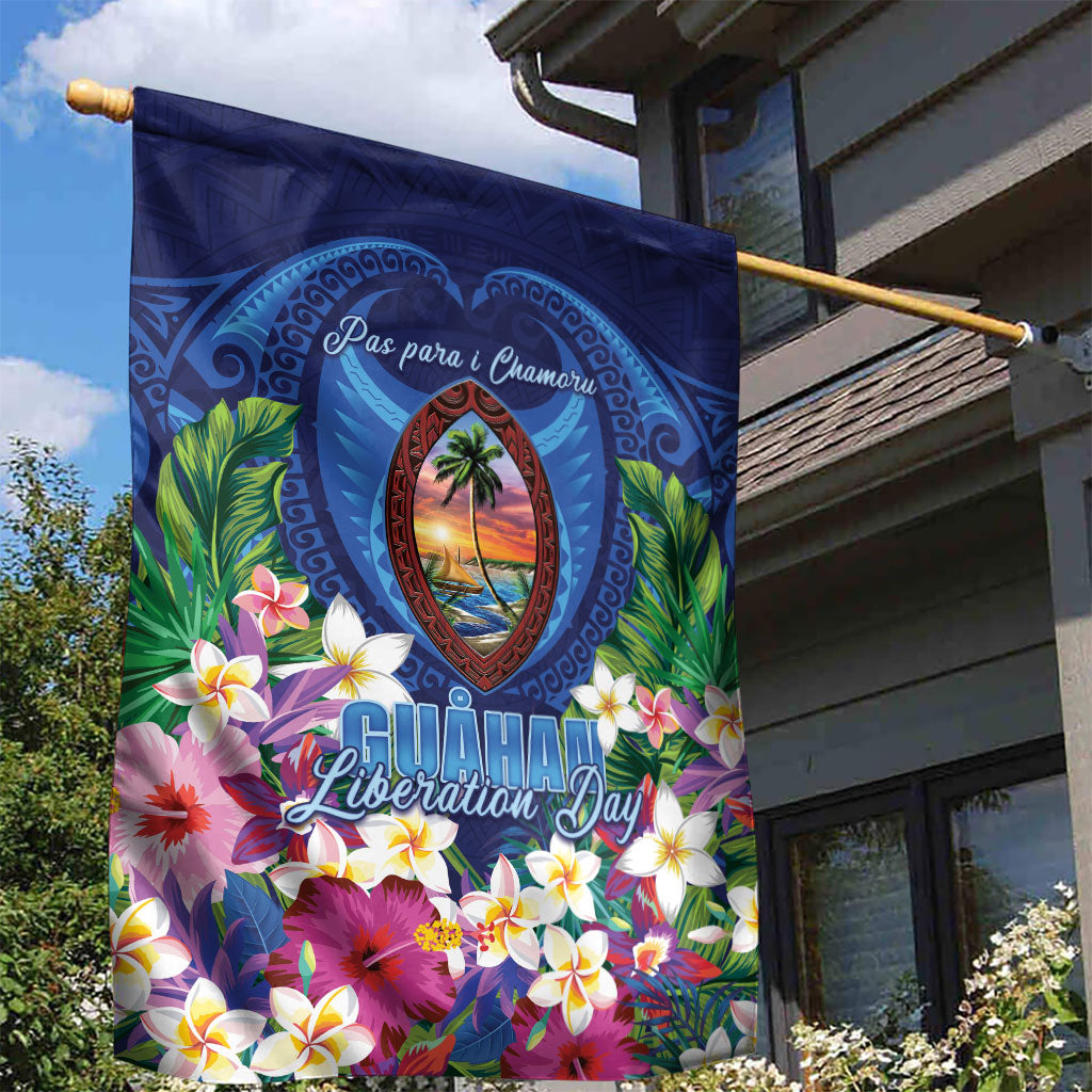 Guam Liberation Day Garden Flag Pas Para I Chamoru LT05 - Polynesian Pride