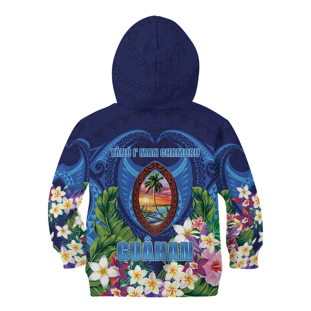 Guam Liberation Day Kid Hoodie Pas Para I Chamoru LT05 - Polynesian Pride